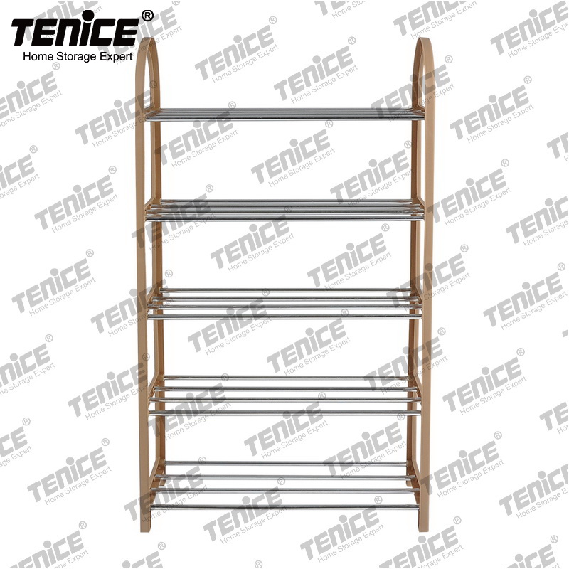 5-Tier Plastic Shoe Rack
