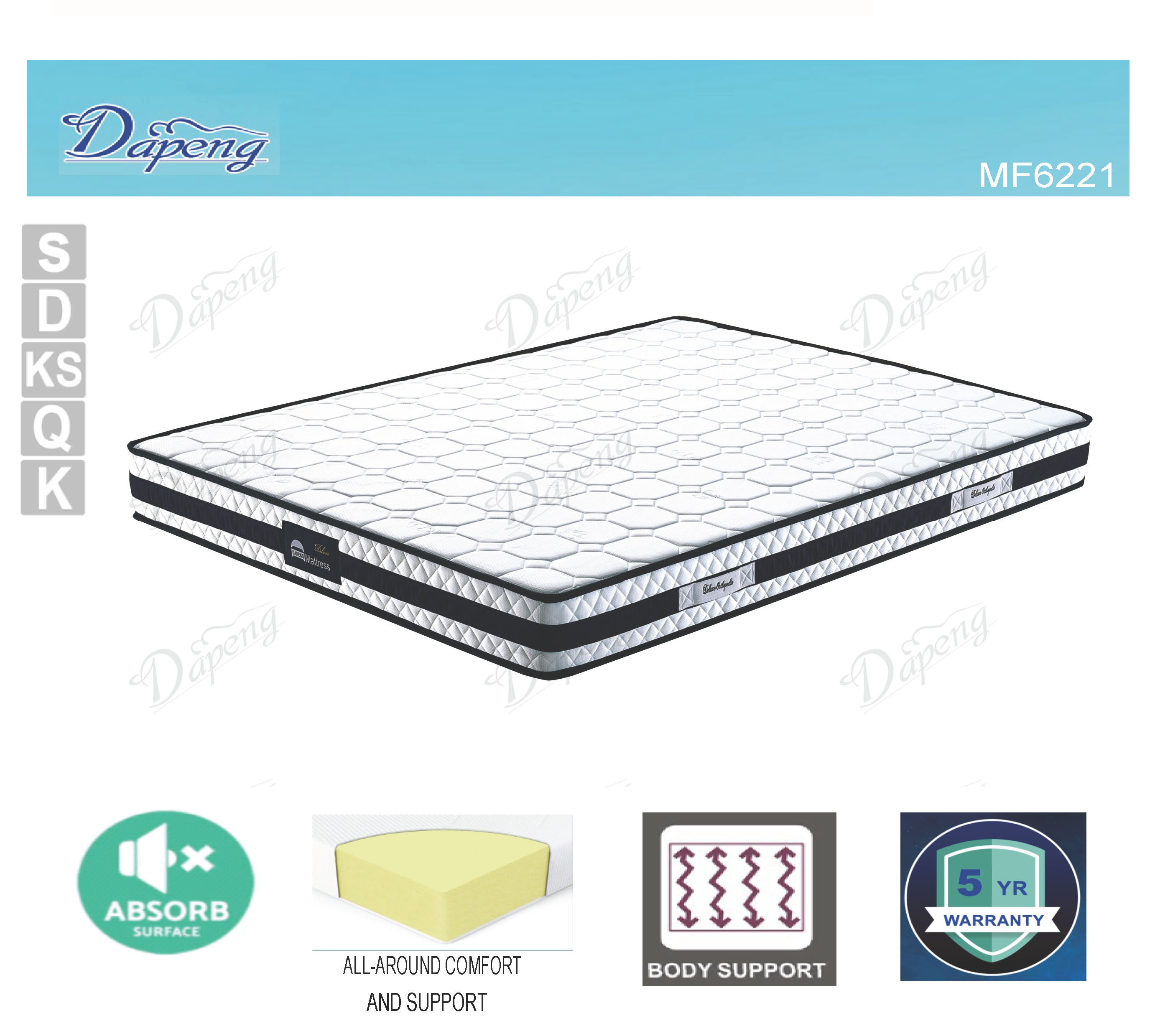 Deluxe High Density Foam Mattress