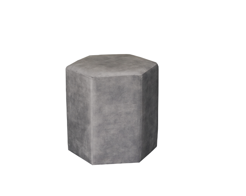 Hexagonal Stool with Plywood Inner Frame