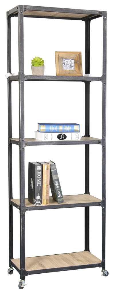 Four-tier bookshelf