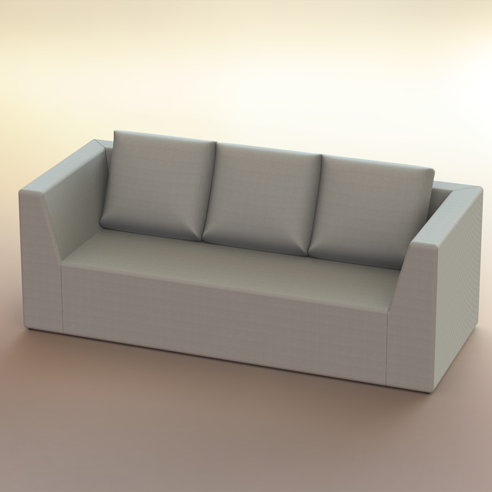 Three-person sofa