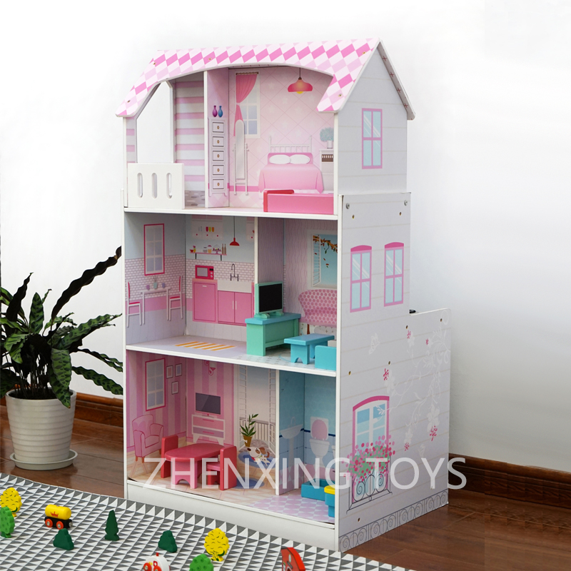 2-in-1 Kitchen and Doll House Playset