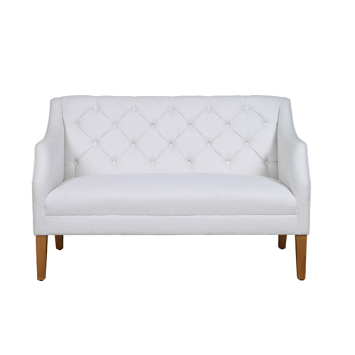 Classic Tufted Two-Seat Sofa Loveseat
