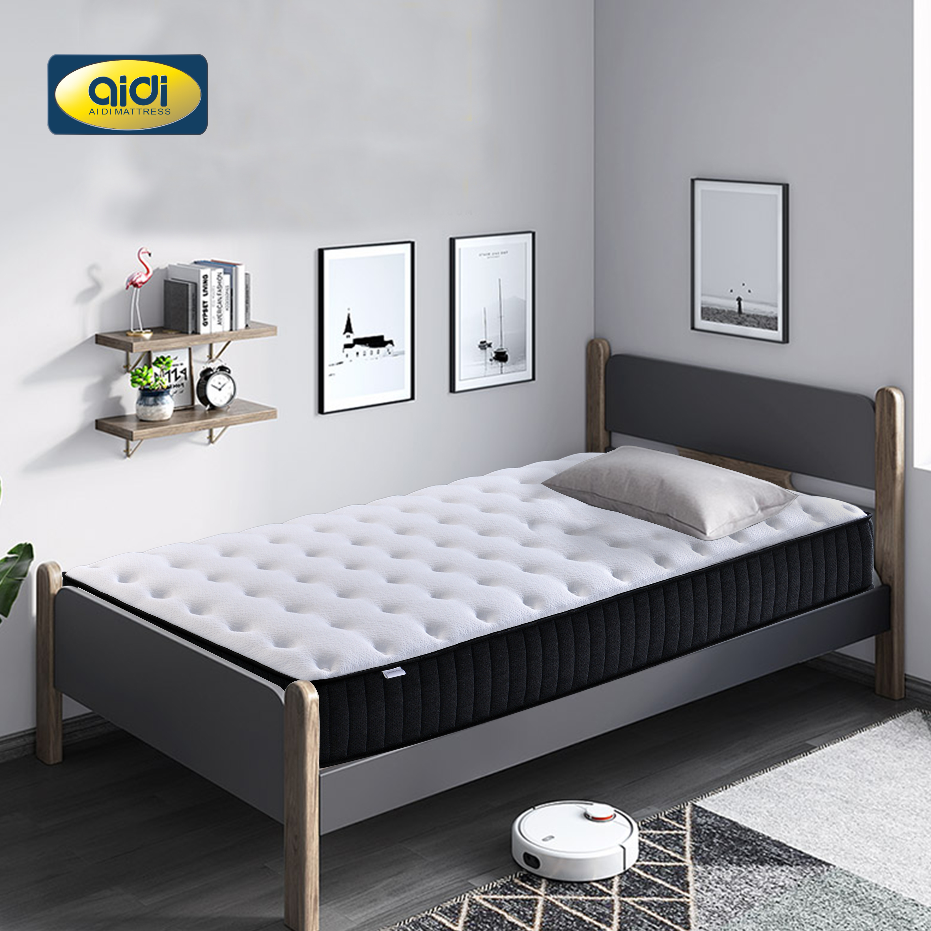 Spring Mattress in a Box for Hotel and Home Use