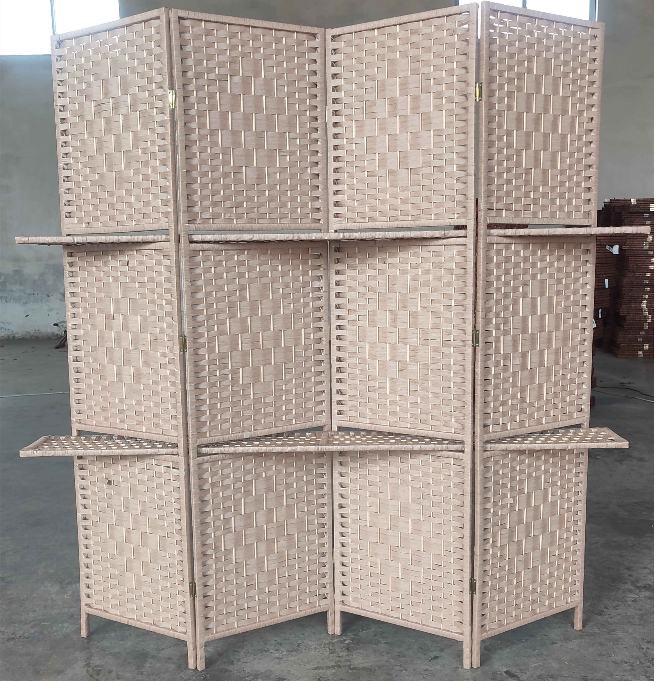 Wooden Folding Room Partition Screen