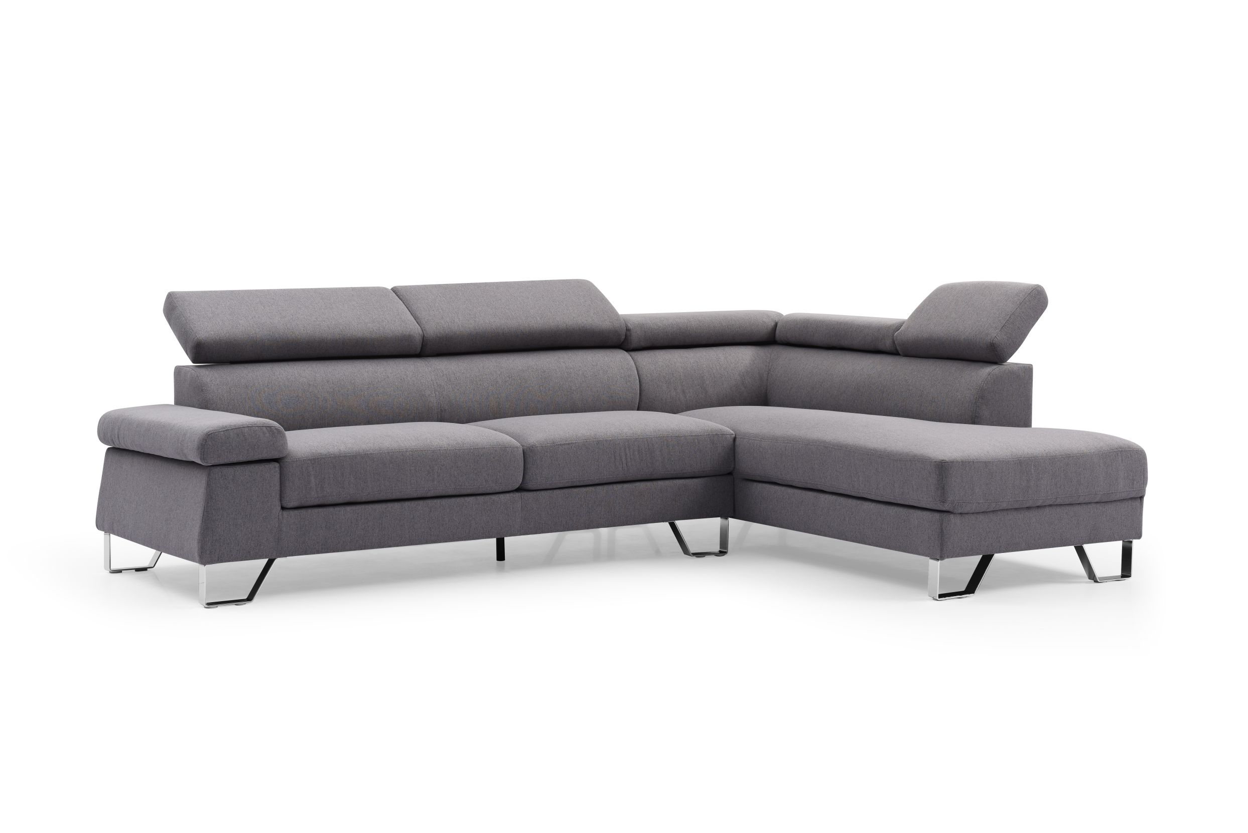 Adjustable Headrest Corner Sofa