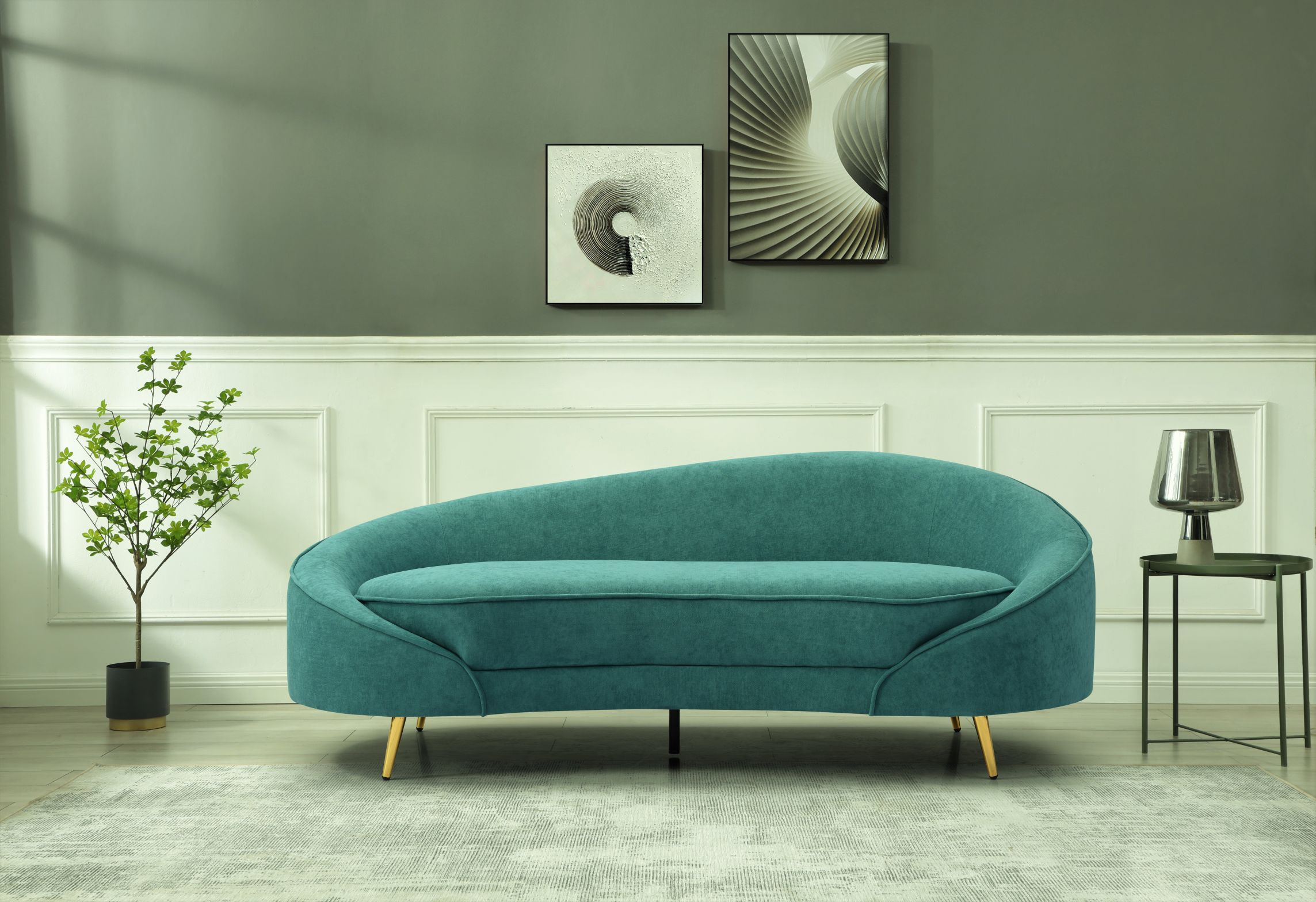 Modern Three-Seat Sofa