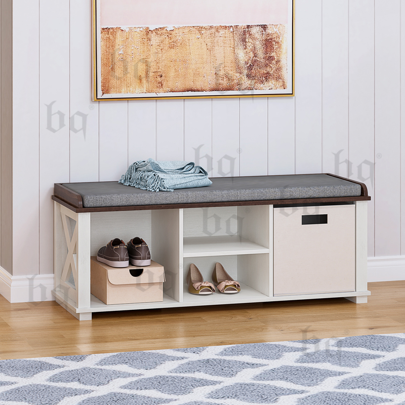Shoe bench and rack