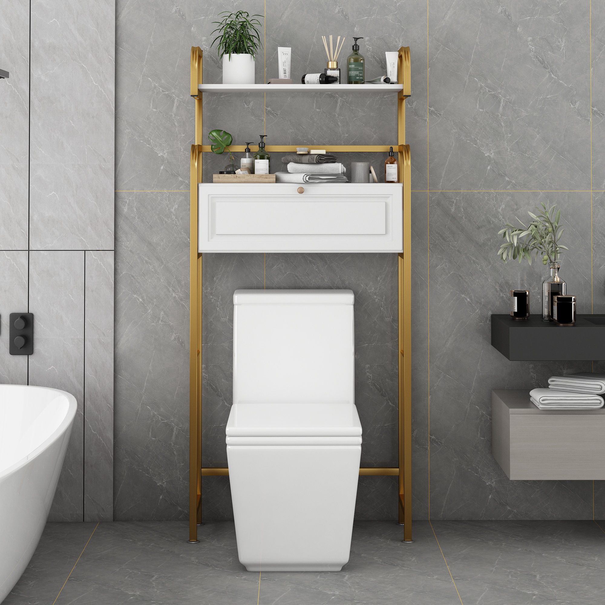 Toilet rack