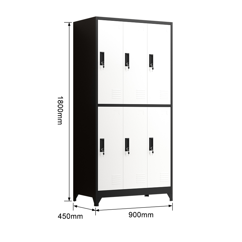6-Door Steel Locker
