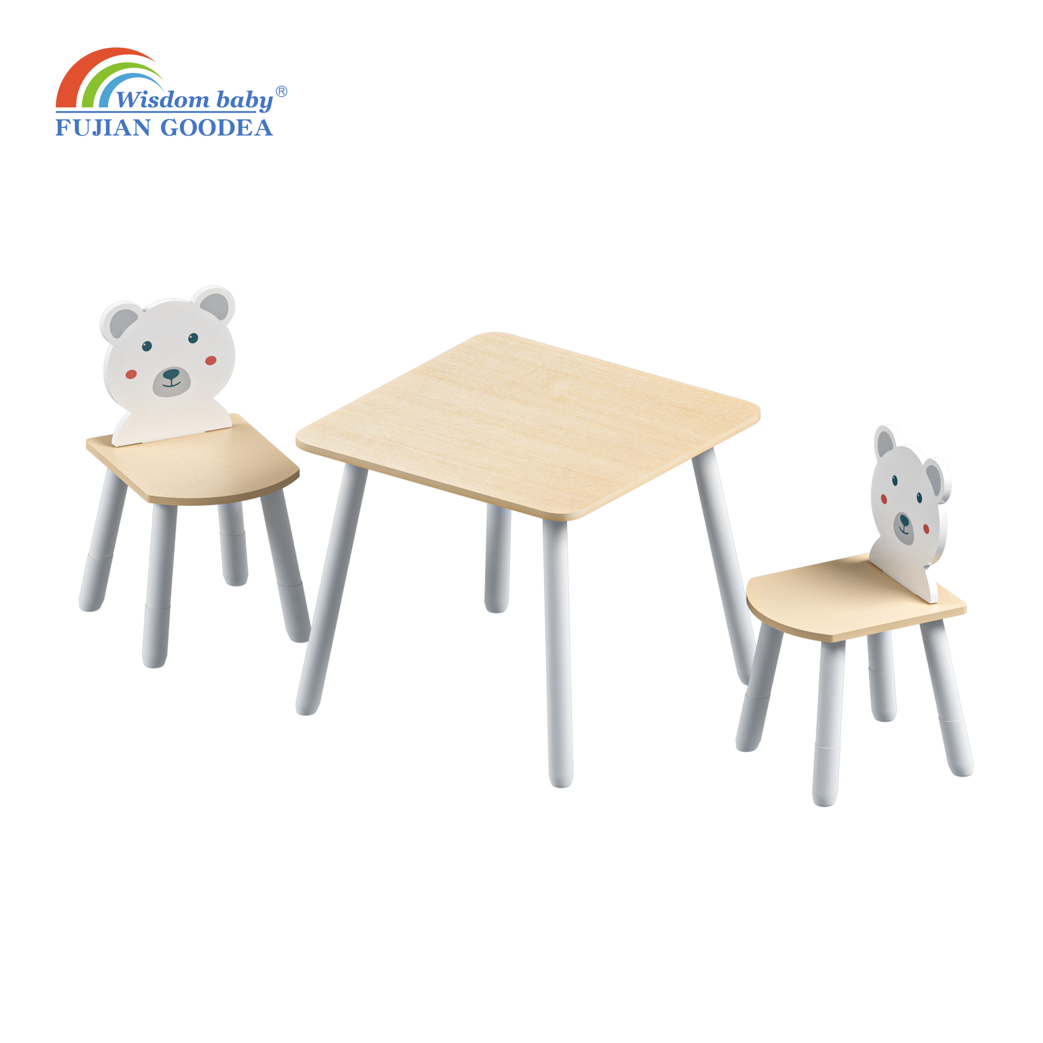 Children's Animal Table and Chair Set