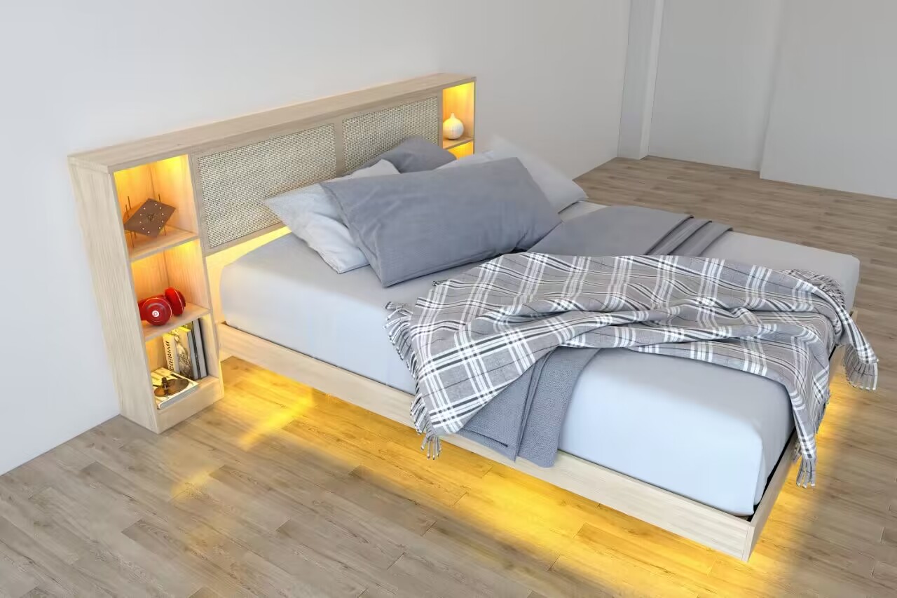 MDF and Steel Tube Bed Frame