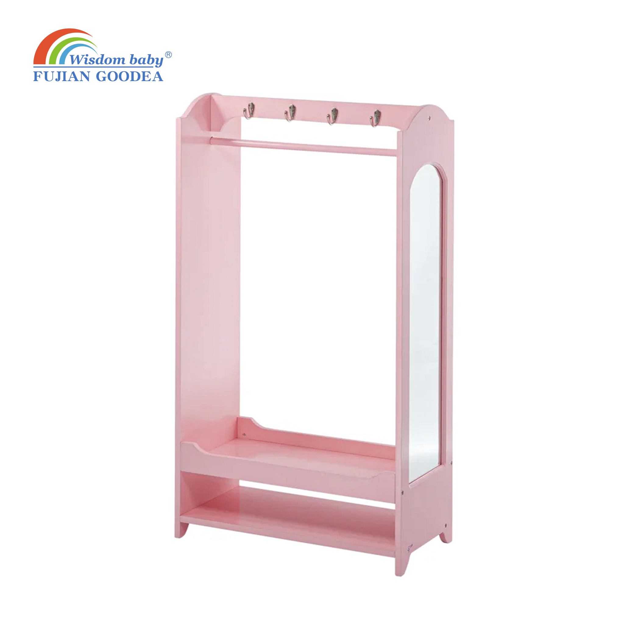 Cartoon Series Mirror Storage Wardrobe