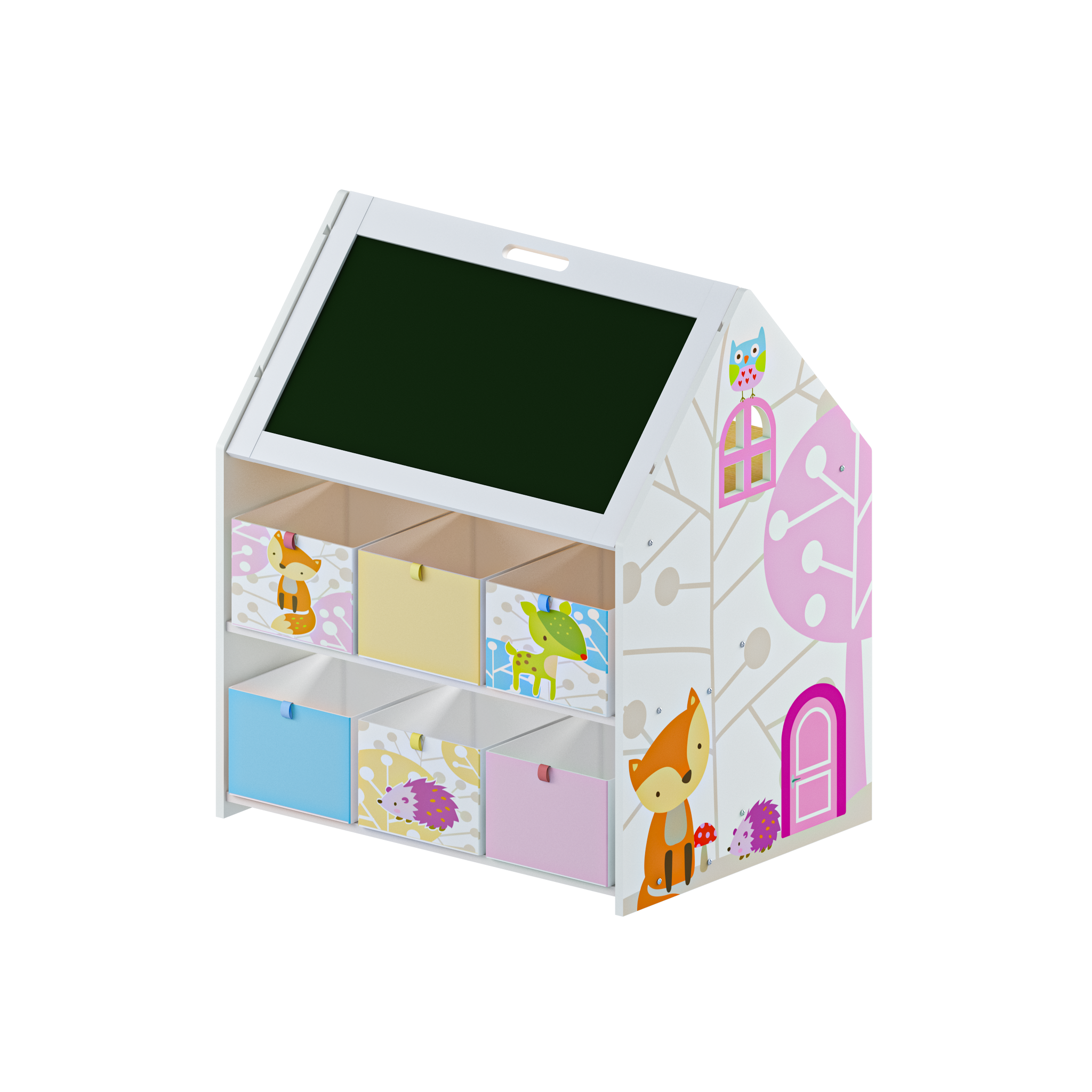 Children's cartoon series puzzle table and chairs