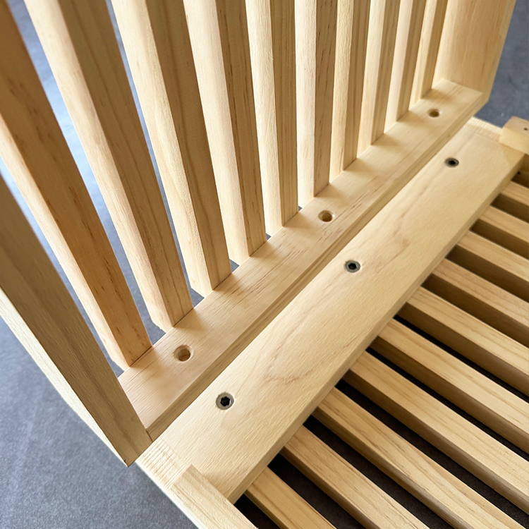 Solid Wood Farmhouse Entryway Bench