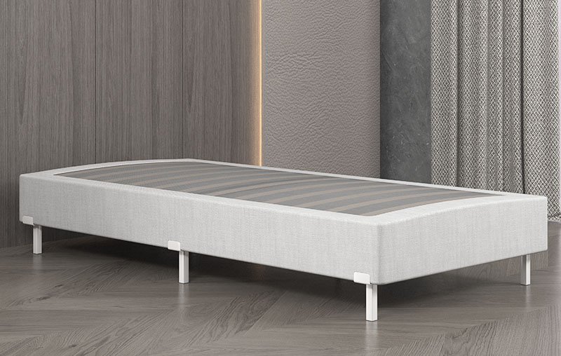 Heavy Duty Sturdy Metal Platform Bed Frame with Linen Cover