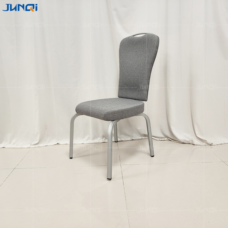 Aluminum Linen Shaped Cotton Banquet Chairs - Load Capacity Over 400KG