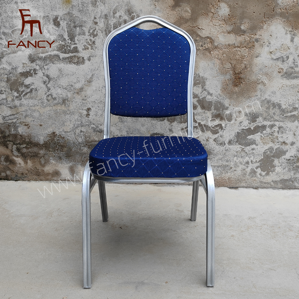 Stackable Restaurant Furniture Modern Iron Wedding Banquet Chairs for Hotels and Banquet Halls
