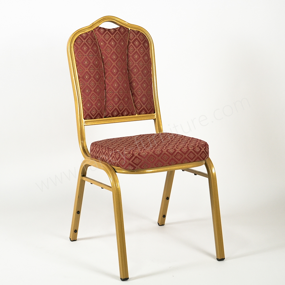 Metal Frame Steel Stacking Banquet Chair for Weddings and Parties