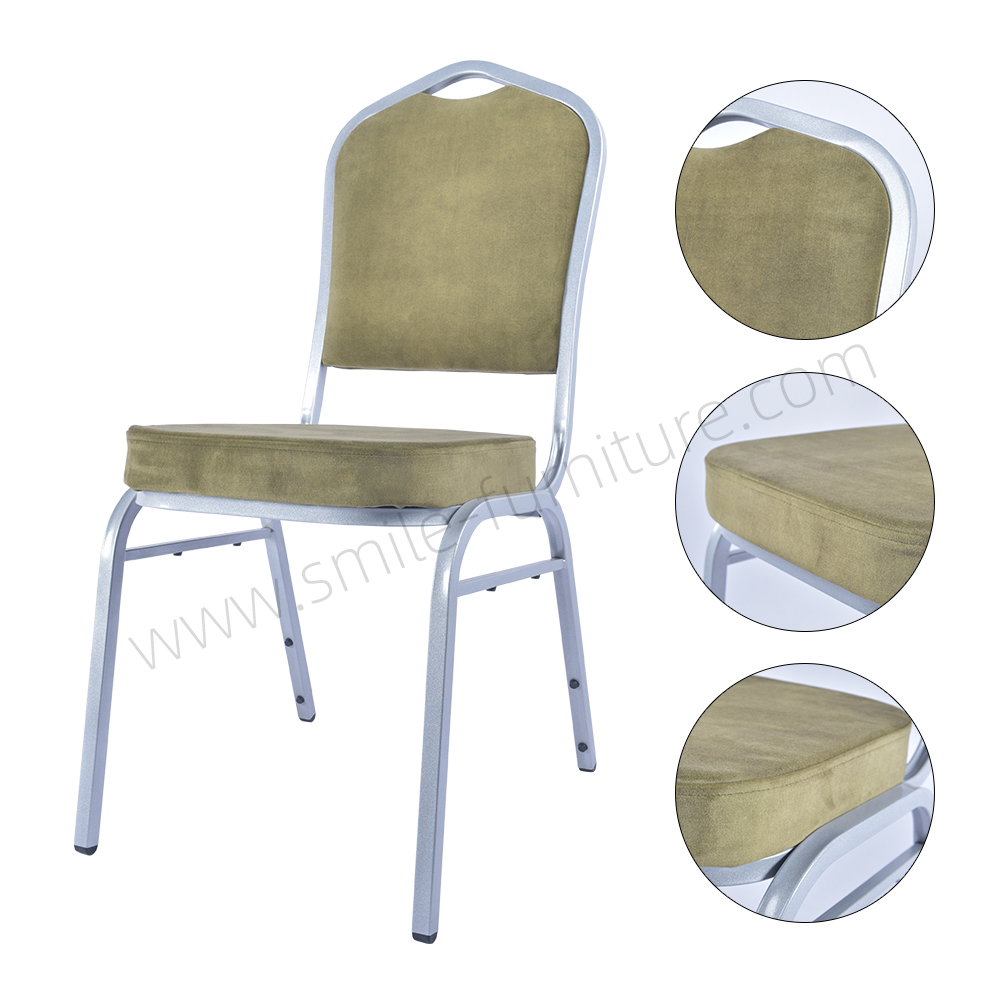 Heavy-Duty 300kg Metal Banquet Chair for Hotels and Events