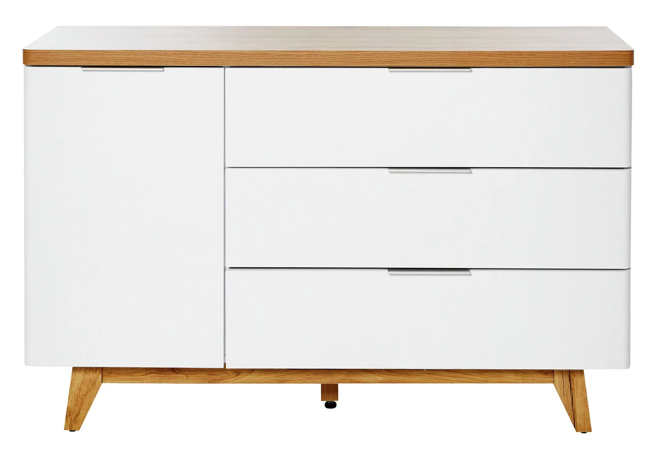 Modern 3 Drawer Storage Dresser Cabinet