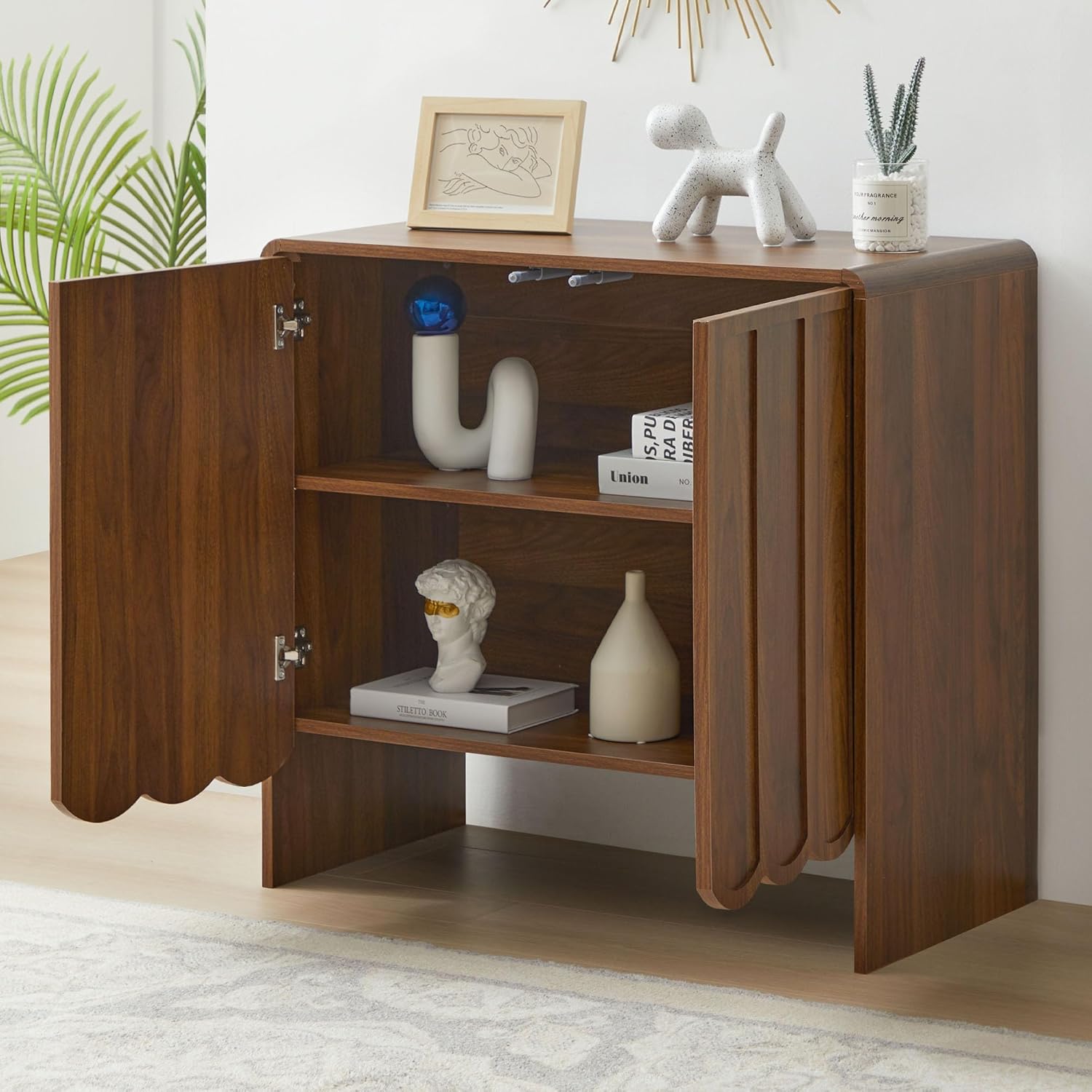 Home 2-Door Farmhouse Wood Sideboard