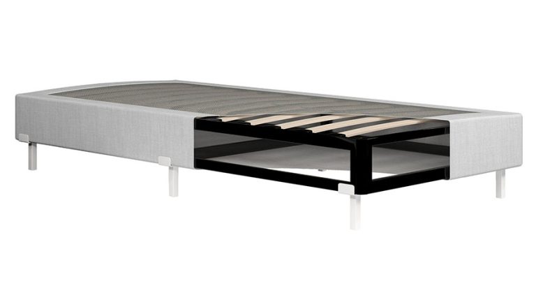 Heavy Duty Metal Platform Bed Frame with Linen Cover