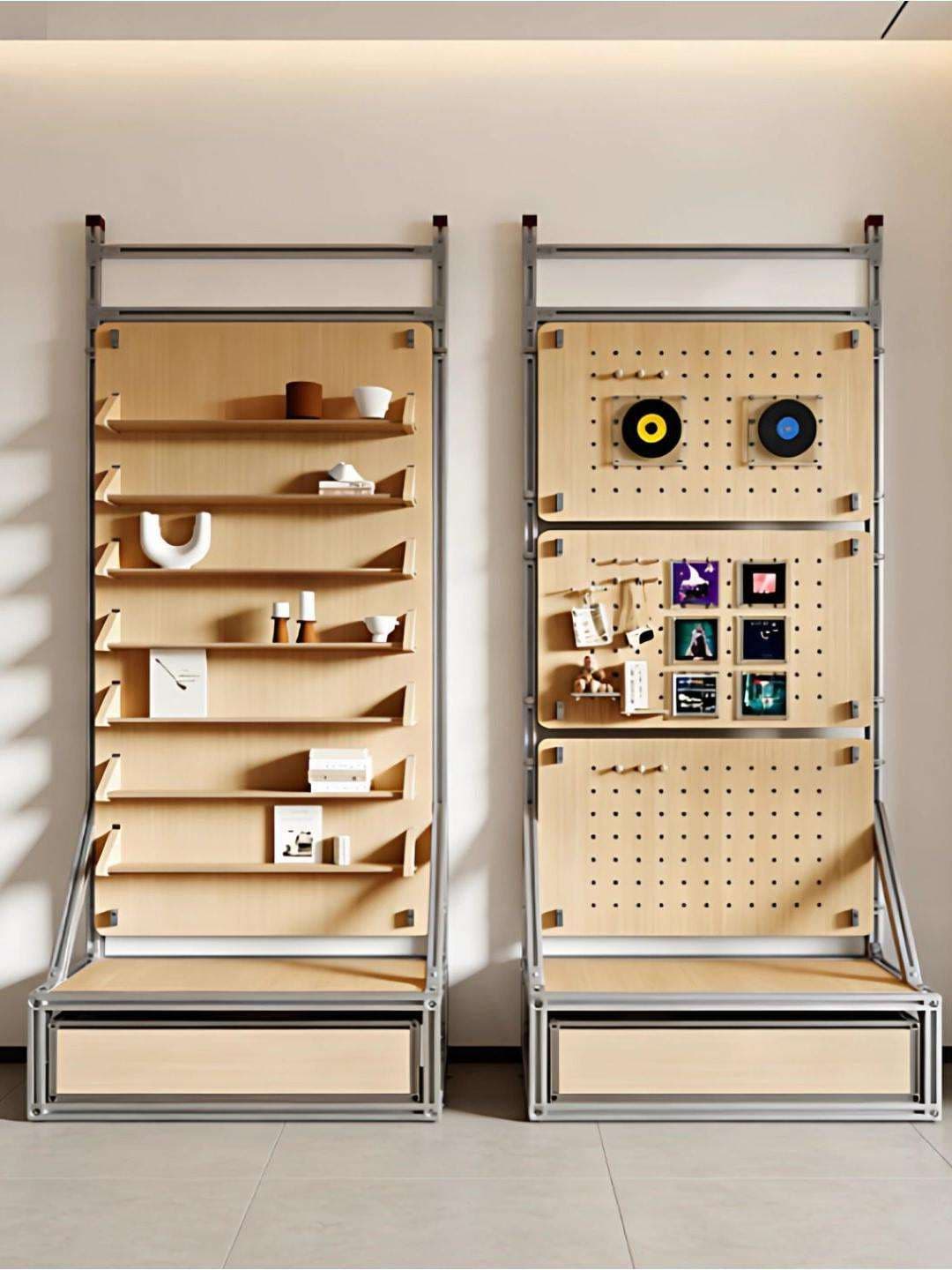 Marine Board Perforated Pendant Industrial Modern Storage Display Furniture