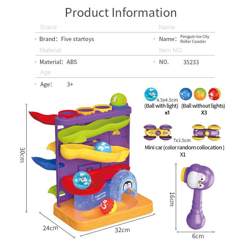 Penguin Park Ball Track Toy