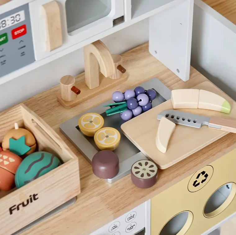 Wooden Cutting Fruit Play Set