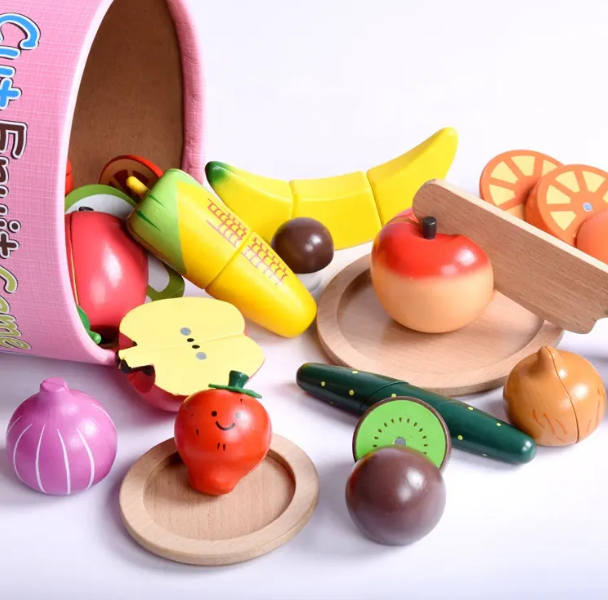 Wooden Educational Role Play Kitchen Toys