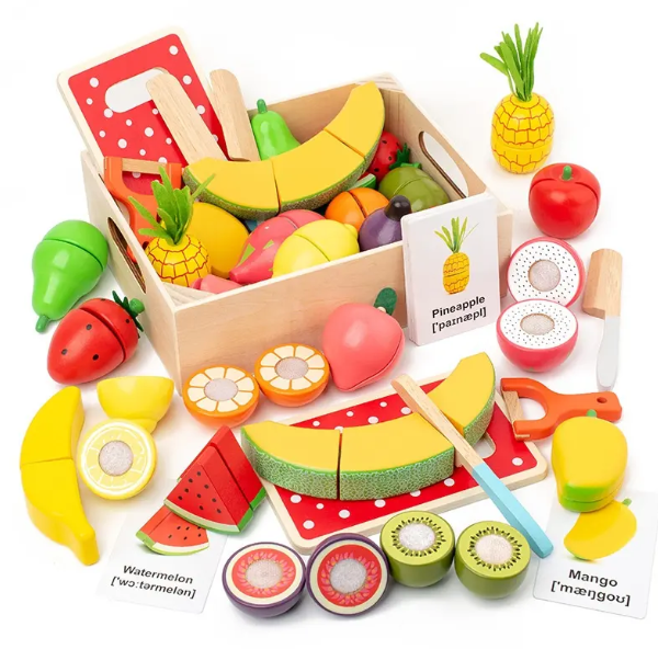 Wooden Educational Kitchen Role Play Toys