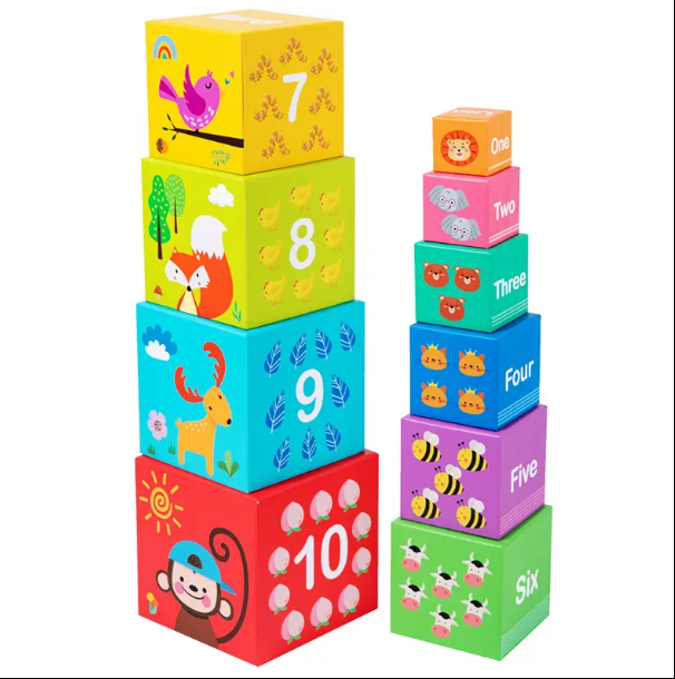 Wooden Number Box Puzzle