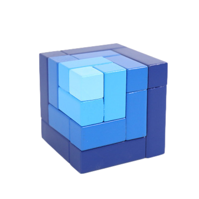 Wooden Stacking Cube Building Blocks