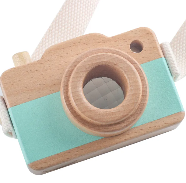 Cute Style Kids Wooden Camera Toy