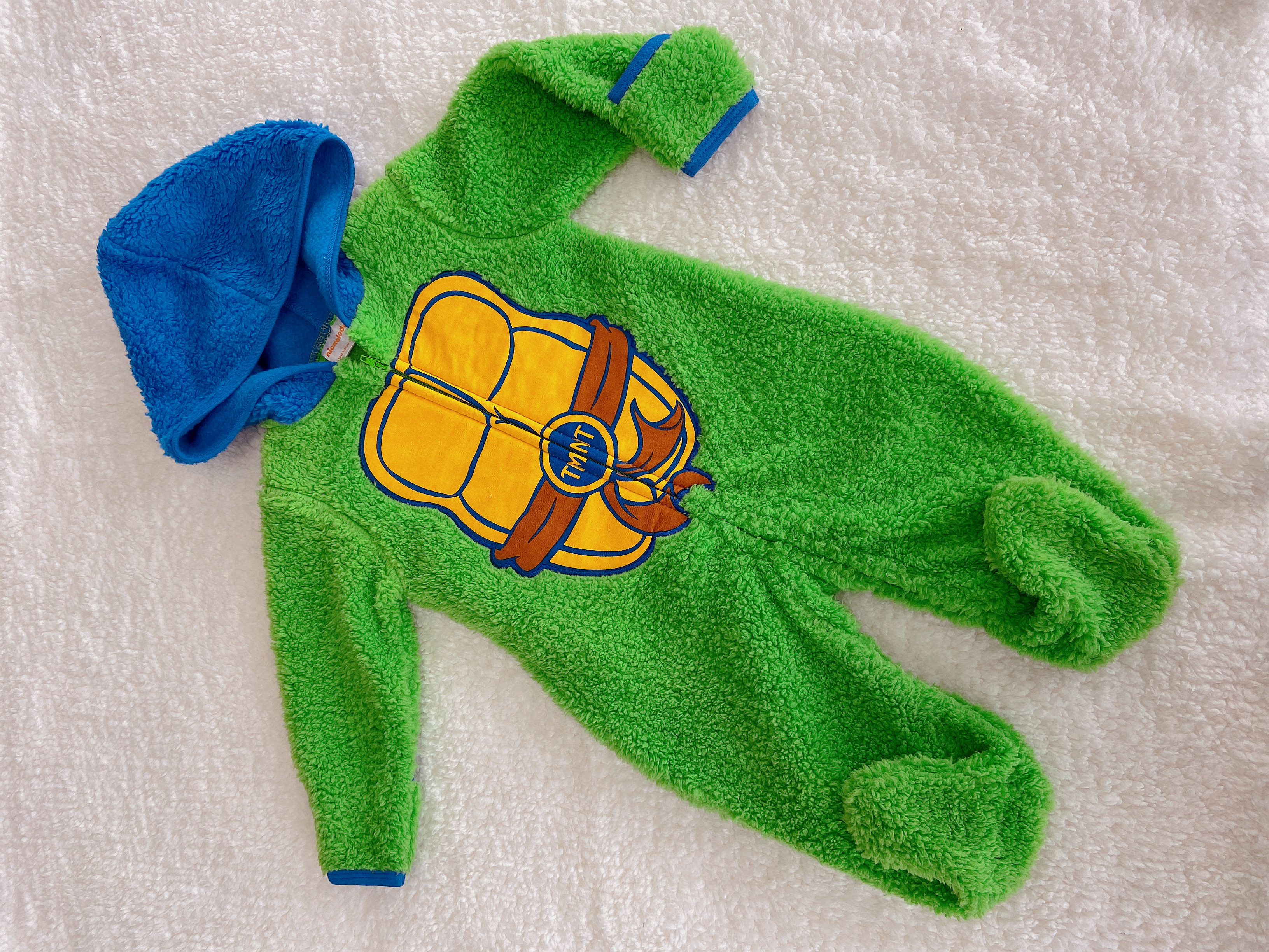220g Coral Fleece Baby Sleepsuit with Hat