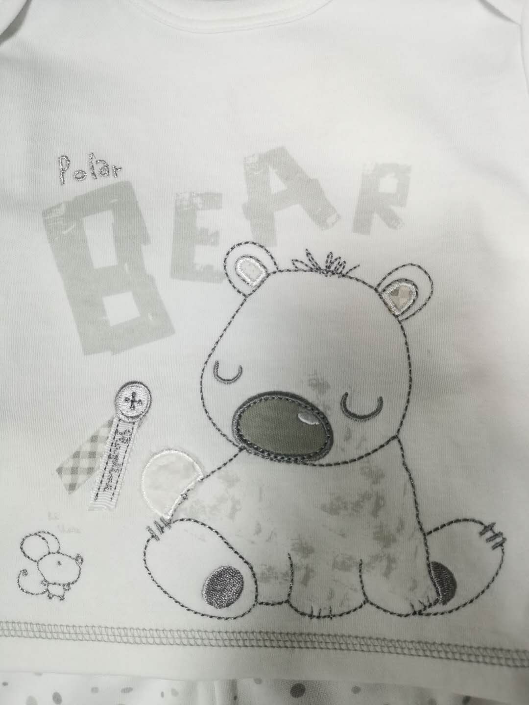 180g 100% Cotton Interlock Baby Set
