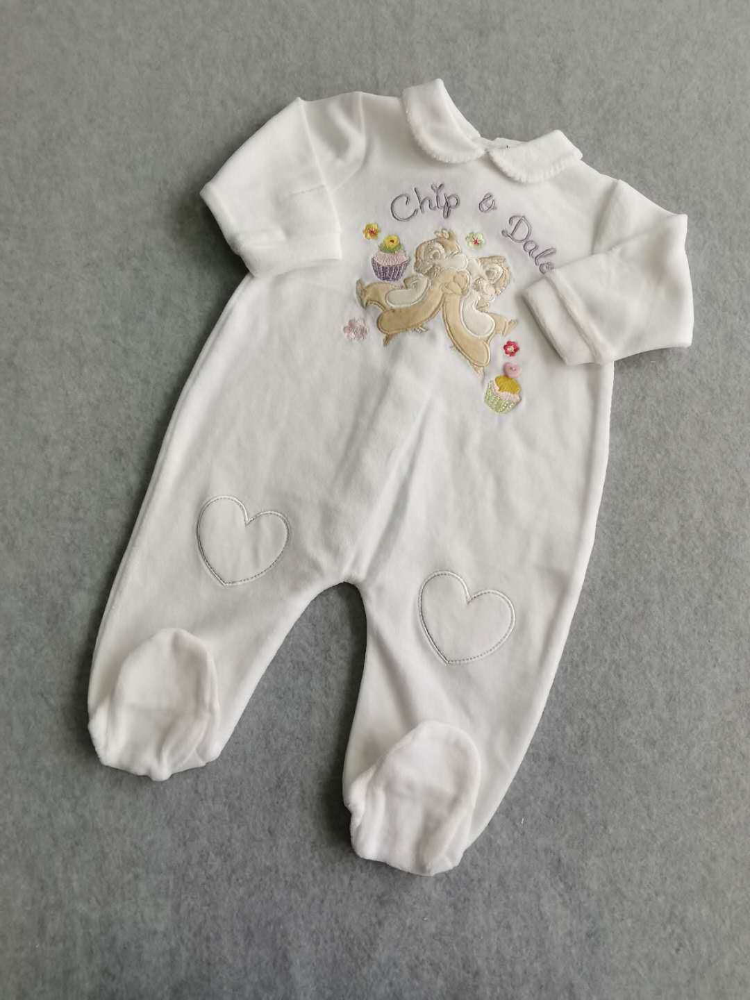 240g Velvet Baby Romper