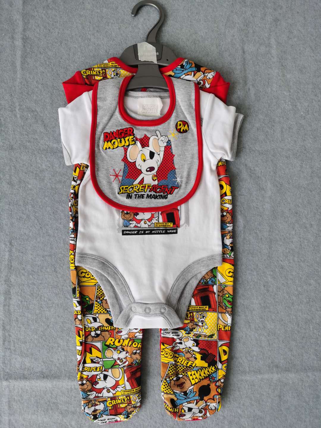 220g Cotton Interlock Baby Romper with Feet