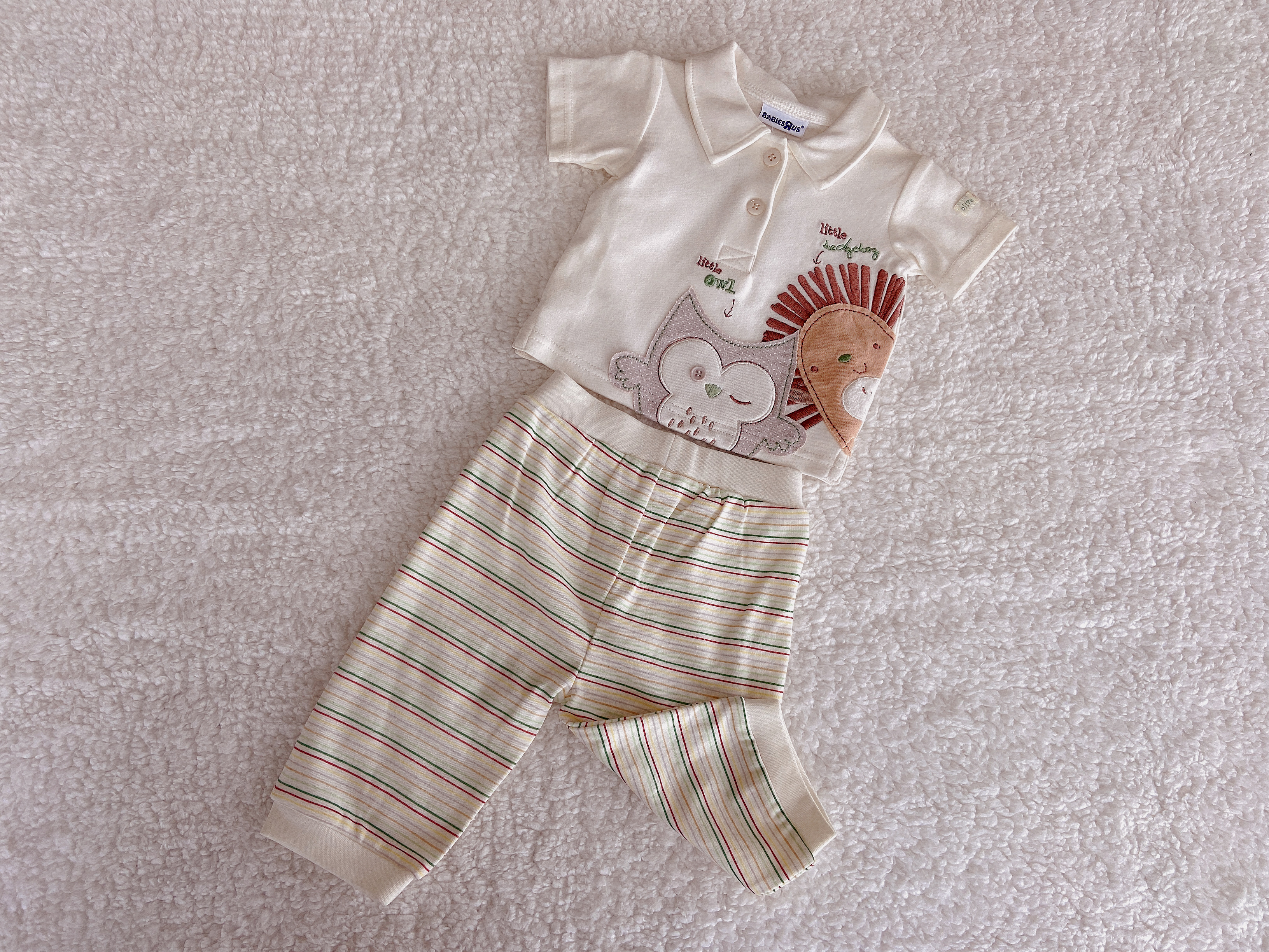 220g 100% Cotton Baby 2-Piece Set