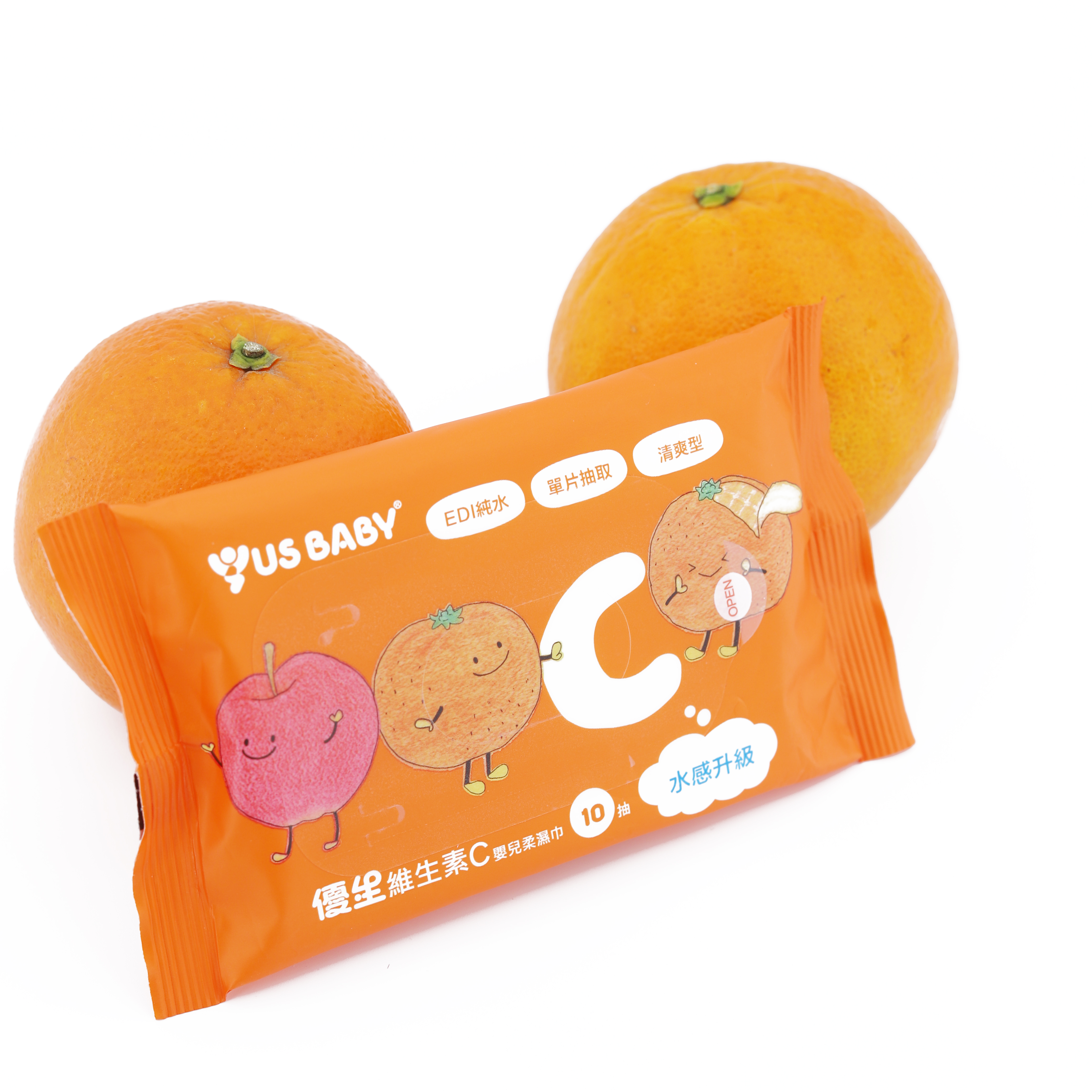 US Baby Vitamin C Baby Wipes (10 Count)
