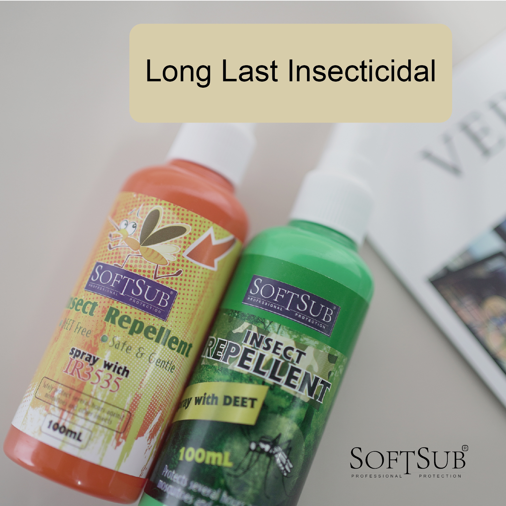 SOFTSUB Insect Repellent Spray with IR3535