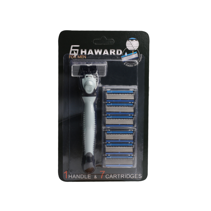 Six-Blade Shaving Razor System