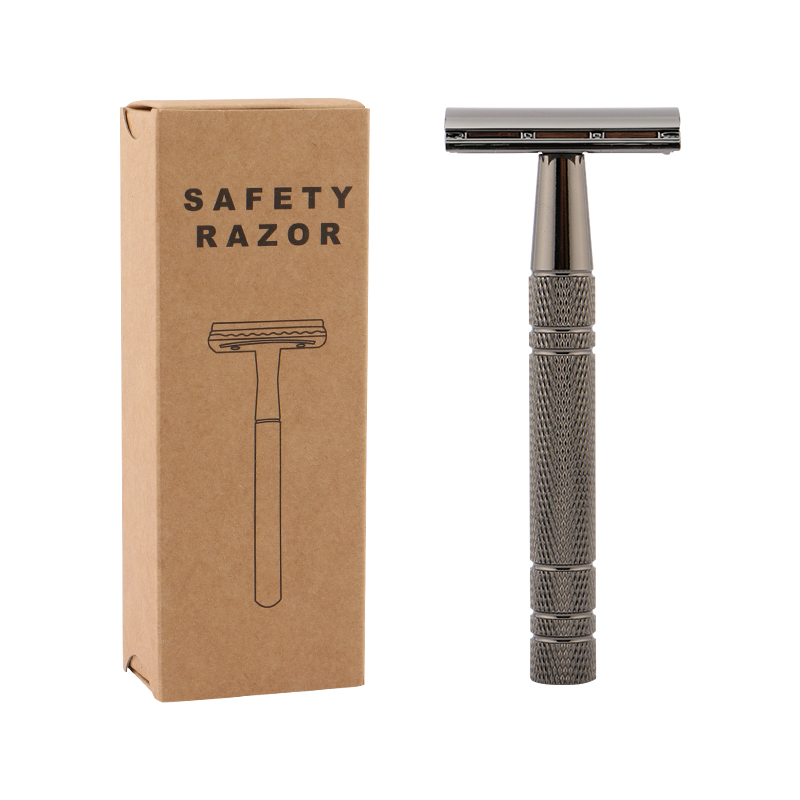 Classic Double Edge Safety Razor with Metal Handle