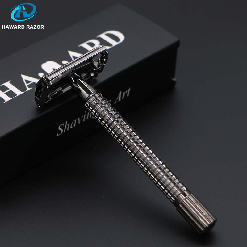 Butterfly Double Edge Safety Razor with Metal Handle