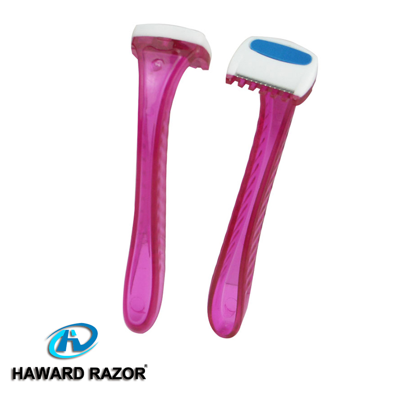 Disposable Bikini Razor with Super Stainless Steel Blade
