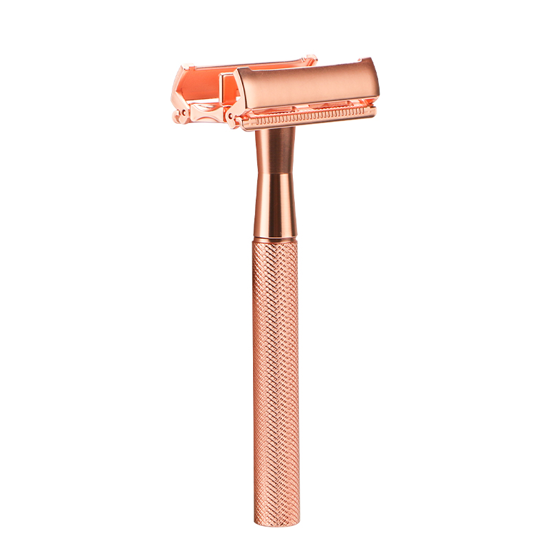 Butterfly Double Edge Safety Razor with Metal Handle