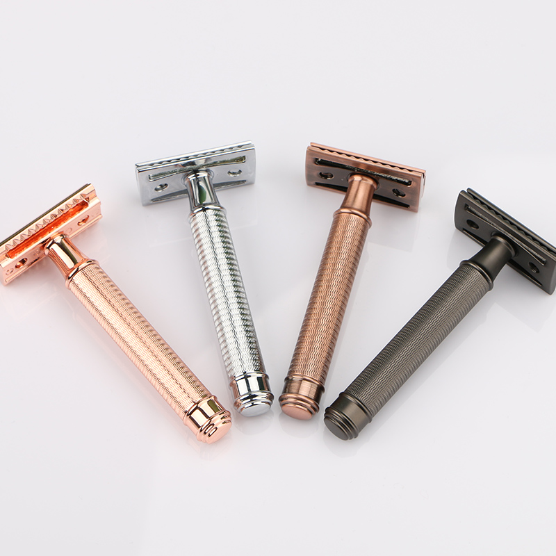 Double Edge Safety Razor with Metal Handle
