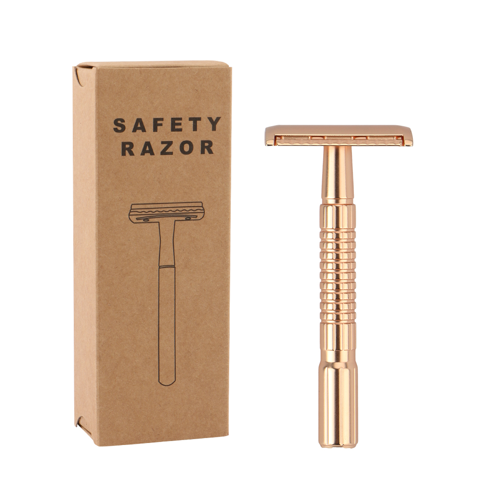 Classic Double Edge Safety Razor with Metal Handle