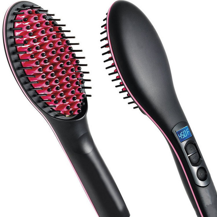 LED Display Electric Hair Straightener Comb